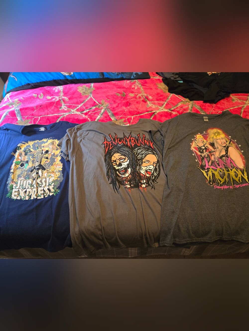 Professional Wrestling Shirts Jurassic Express AEW WWE Lot of 3